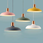 Nordic Creative Macaron Color 1-light Pendant Light BulbSquare