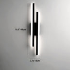 Modern Minimalist Lines Iron Acrylic LED Wall Sconce Lamp