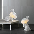 Modern Creative Resin Rabbit LED 1-Light Table Lamp Lumendat
