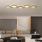 Modern Circle LED 3/4/5 Light LED Flush Mount Track Light Lumendat