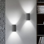 Industrial Cement Cylinder 1-Light Wall Sconce Lamp