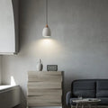 Minimalist Cement Dome 1-light Pendant Light BulbSquare
