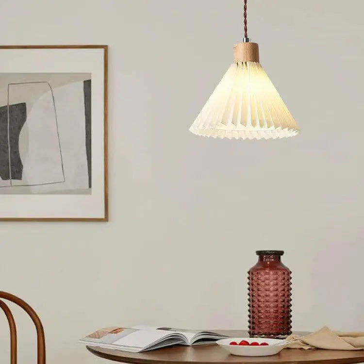 Nordic Minimalist Pleated Shade 1-light Pendant Light modern luxury lighting fixture