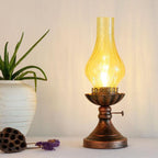 Vintage Antique Kerosene Oil Lamp 1-Light Table Lamp Lumendat
