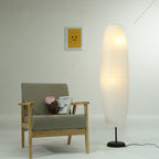 Nordic Minimalist Rice Paper Column 2-Light Standing Floor Lamp Lumendat