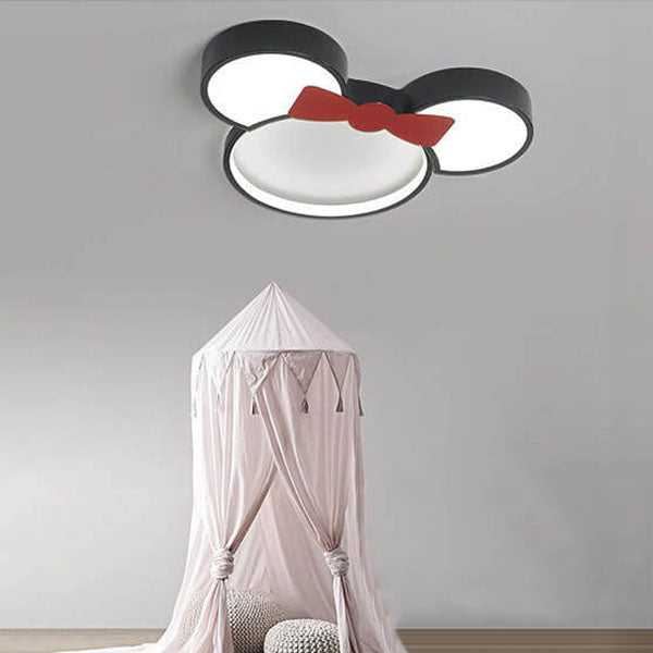 Lumendat Cartoon Mouse LED Flush Mount Ceiling Light Lumendat