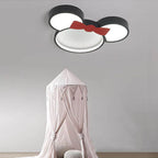 Lumendat Cartoon Mouse LED Flush Mount Ceiling Light Lumendat