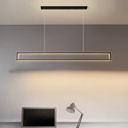 Modern Minimalist Long Frame LED Chandelier BulbSquare