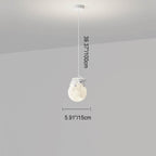 Lumendat Modern Simple Resin Bear Rabbit Decorative Iron 1-Light Pendant Light Lumendat