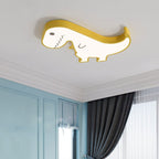 Lumendat Cartoon Creative Metal Dinosaur LED Flush Mount Ceiling Light Lumendat