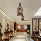 Industrial Retro Metal Birdcage 1-light Lantern Pendant Light BulbSquare