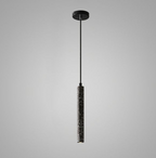 Retro Multicolor Cement Long Strip LED Pendant Light BulbSquare
