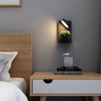 Modern Iron Square LED USB Rechargeable Wall Sconce Lamp