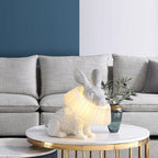 Modern Creative Resin Rabbit LED 1-Light Table Lamp Lumendat