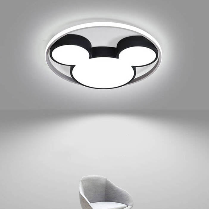 Lumendat Cartoon Mouse LED Flush Mount Ceiling Light Lumendat