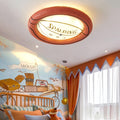 Creative Resin Basketball LED Flush Mount Ceiling Light BulbSquare