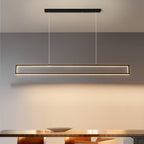 Modern Minimalist Long Frame LED Chandelier BulbSquare