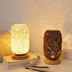 Creative Twine Rattan Ball LED Dimmable Decorative Night Light Table Lamp Lumendat