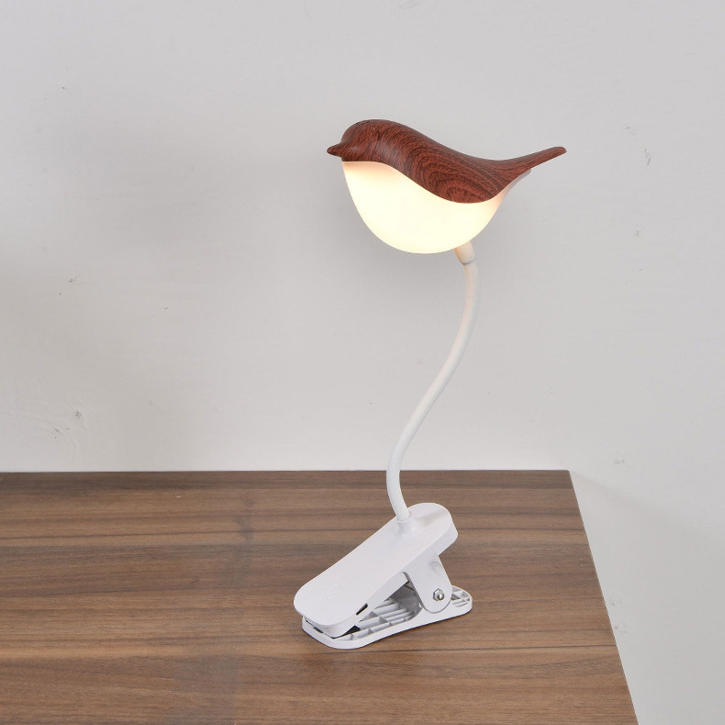 Nordic Creative Bird Clip USB Charging LED Night Light Table Lamp Lumendat