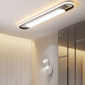 Nordic Minimalist Long Bar Ring LED Flush Mount Ceiling Light Lumendat