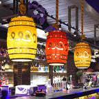 Vintage Wine Barrel Resin 1-light Pendant Light Lumendat