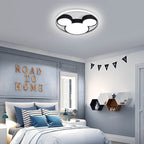 Lumendat Cartoon Mouse LED Flush Mount Ceiling Light Lumendat