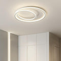 Nordic Minimalist Double Circle LED Flush Mount Ceiling Light Lumendat