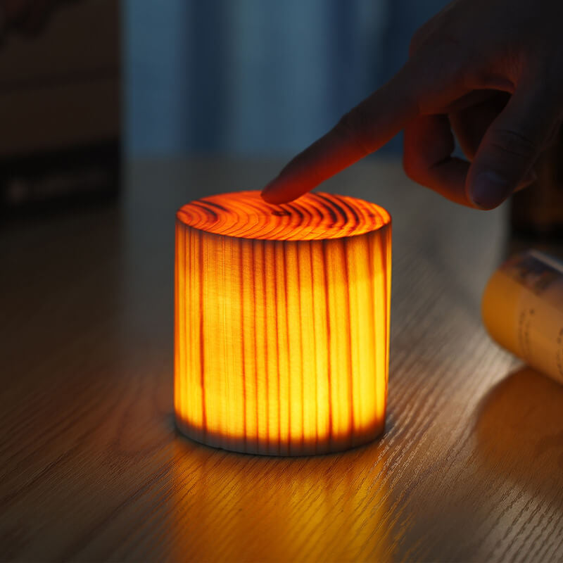 Creative Wood LED Touch Night Light Table Lamp Lumendat