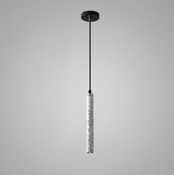 Retro Multicolor Cement Long Strip LED Pendant Light BulbSquare