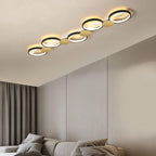 Modern Circle LED 3/4/5 Light LED Flush Mount Track Light Lumendat