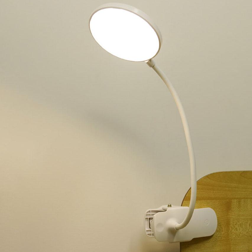 Simple LED Clip Desk Lamp Rechargeable Eye Protection Night Light Lumendat