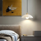 Nordic Spanish Marble Dome 1-light Pendant Light BulbSquare