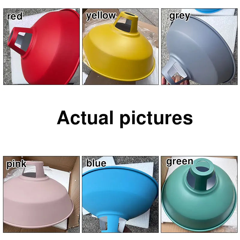 Industrial 1-light Colorful Barn Shade Pendant Light Lumendat