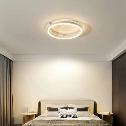 Modern Minimalist Round 1-light LED Flush Mount Ceiling Light