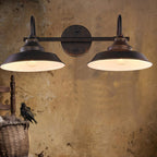 Industrial Vintage Old Iron Barn 1/2/3 Light Wall Sconce Lamp