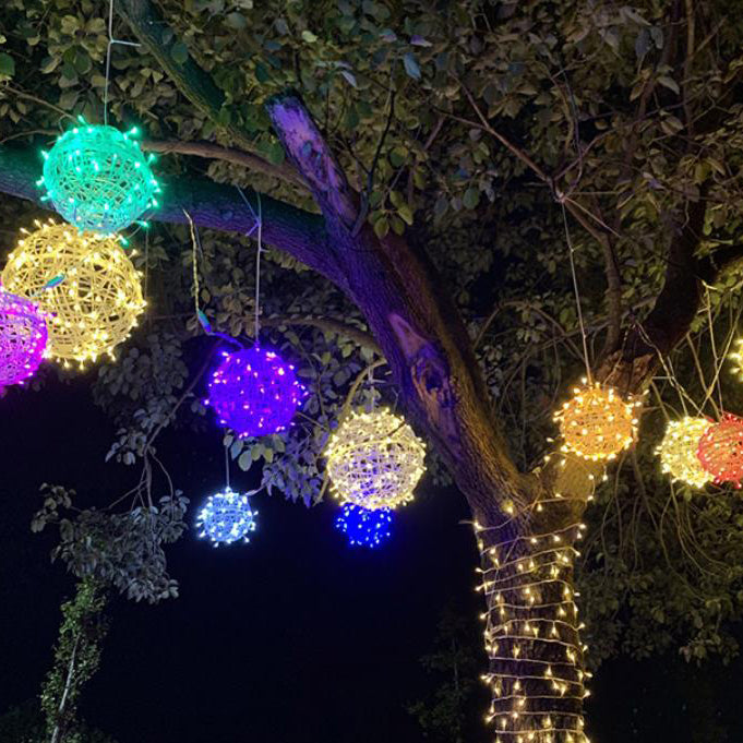 Tangled Ball LED Outdoor Waterproof Decorative Garden Hanging Light Lumendat