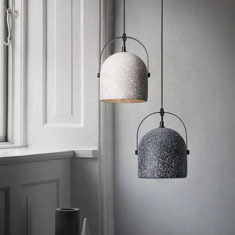 Nordic Creative Cement Cylinder 1-light Pendant Light Lumendat