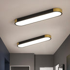 Modern Minimalist Rectangular Ring LED Flush Mount Ceiling Light BulbSquare