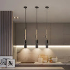 Modern Minimalist Gold 1-light LED Spotlight Pendant Light Lumendat