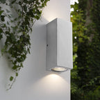 Industrial Cement Square Outdoor 1-Light Waterproof Wall Sconce Lamp Lumendat