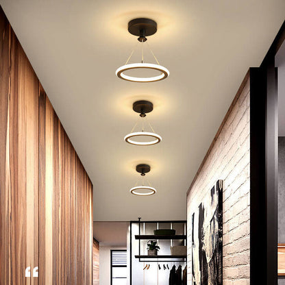 Modern Simple Circle LED 1-Light Pendant Light