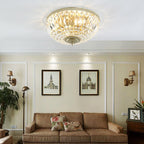 Vintage Round Crystal 4/6 Light Flush Mount Ceiling Light Lumendat