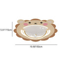 Lumendat Modern Art Deco Kids Aluminum Acrylic Penguin Panda Lion Sheep Round LED Flush Mount Ceiling Light For Bedroom Lumendat