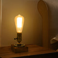 Vintage Industrial Iron Bulb 1-Light Table Lamp Lumendat