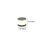 Modern Minimalist Solar Outdoor Round Column Post Head LED Waterproof Landscape Light for Garden Lumendat