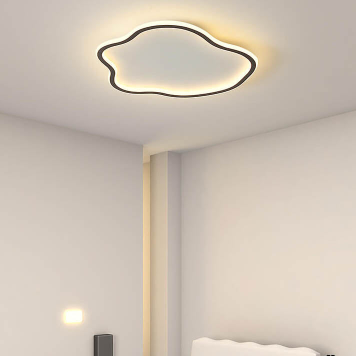 Modern Creative Cloud 1-light LED Flush Mount Ceiling Light BulbSquare