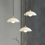 Nordic Spanish Marble Dome 1-light Pendant Light BulbSquare