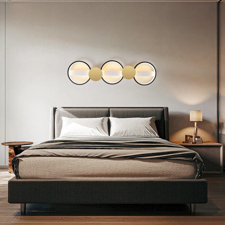 Modern Circle LED 3/4/5 Light LED Flush Mount Track Light Lumendat