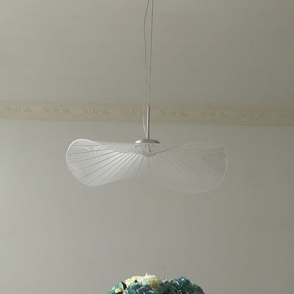Modern Acrylic Lotus Leaf 1-Light LED Pendant Light