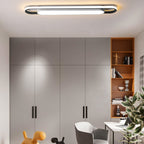 Nordic Minimalist Long Bar Ring LED Flush Mount Ceiling Light Lumendat